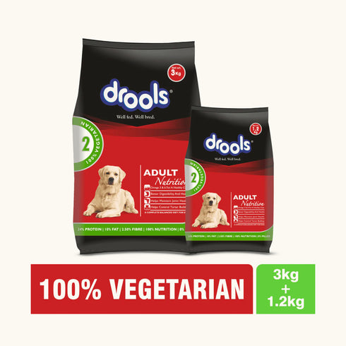 Drools 100% Vegetarian Adult Dog Dry Food